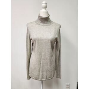 Karoo Mark Eisen Turtleneck Silk Cashmere Blend Sweater Long Sleeve Size 3